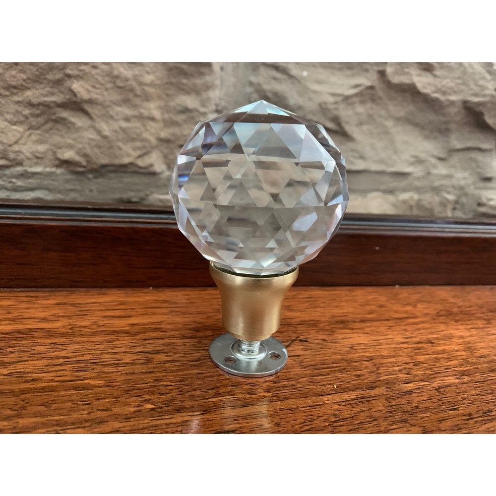 Gorgeous Glass Cut Knob Handle Pull